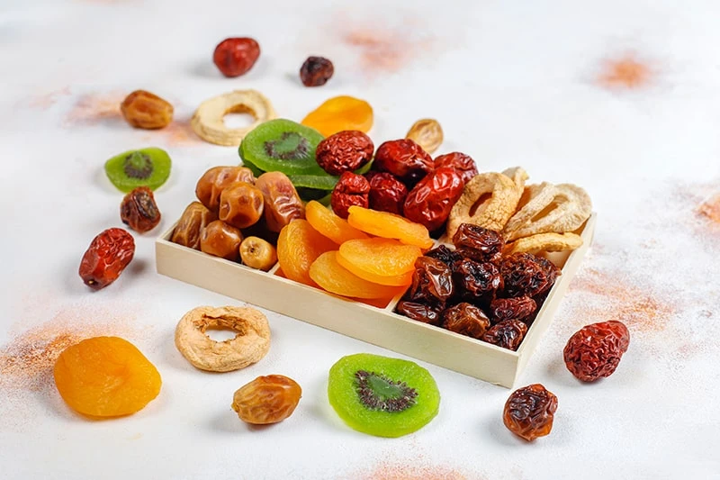 Nuts and dried fruits